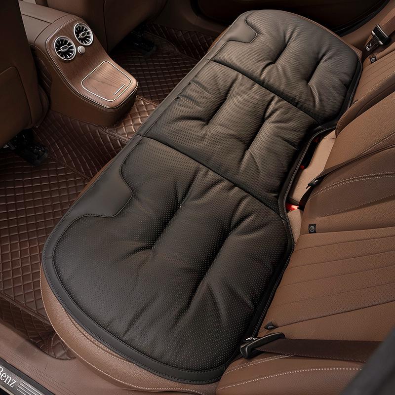 Nappa Leather Cooling Car Seat Cushion – Customizable, Non-Slip, Breathable, High-End, Four-Season Ventilation