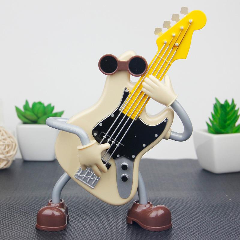 Mini tanzender Mann rotierende Spieluhr: Nähmaschine, Grammophon, Schreibmaschine Design