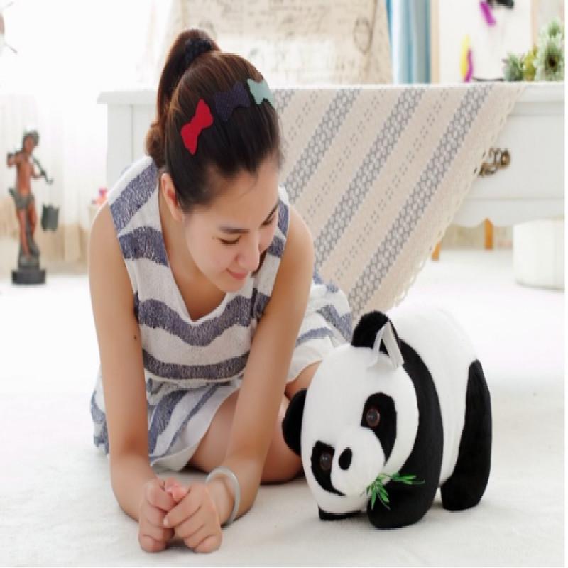 Piękny super słodki wypchany zwierzę miękki pluszowy panda prezent prezent lalka zabawka