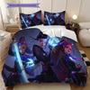 K-Pop Devil Hunter Series bedding, duvet cover, pillowcase, home decoration, birthday gift (1 * duvet cover+2 * pillowcase, coreless)