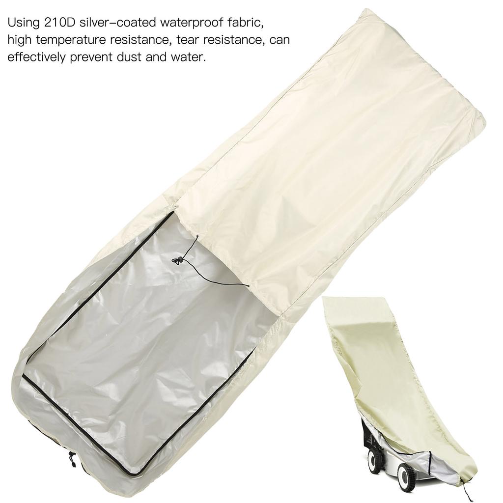 SilverCoated Lawn Mower Waterproof Cover High Temperature Resistance Dustproof  or(Black )