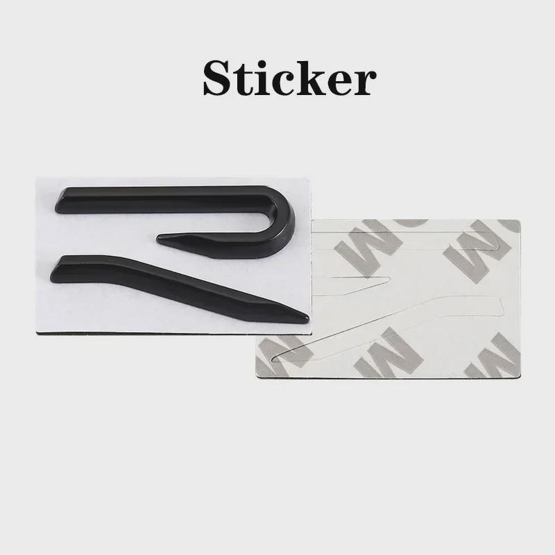 Emblemă Metalică 3D R Logo Mașină Portbagaj Grilă Insignă Autocolante Accesorii