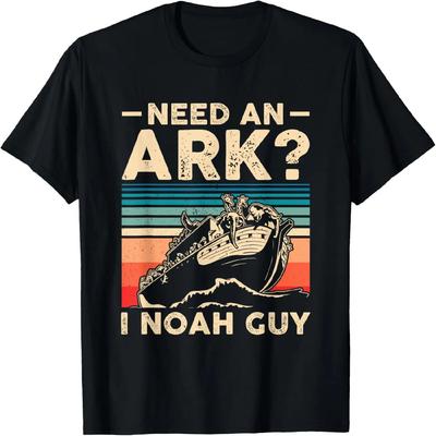 Need an Ark_ I Noah Guy Funny Christian Gift Retro Vintage T-Shirt