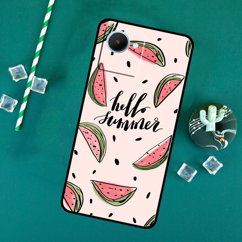 Cute Summer Fruit Watermelon For Realme 15 Pro 10 11 12 13 14 Pro Plus GT6 GT7 C61 C67 C63 C71 C55 C51 C65 C53 C75 Case