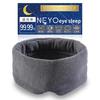 NEYO Well Sleep Mask 99.99% Light Blocking Eye Mask for Fatigue Relief (Dark Gray)