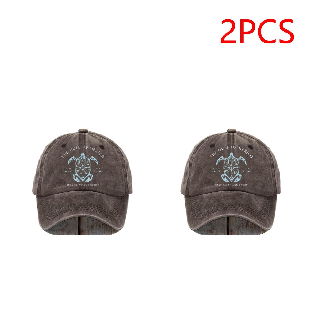 

2 шт. бейсболка из выстиранного хлопка, ретро хлопковая шляпа, регулируемая шляпа дальнобойщика, однотонная кепка, спортивная шляпа от солнца для мужчин, женщин, унисекс