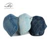Korean Version of the Fashion New Beret Men's and Women's British Retro Cap Painter Hat Washed Denim Forward Hat Tide