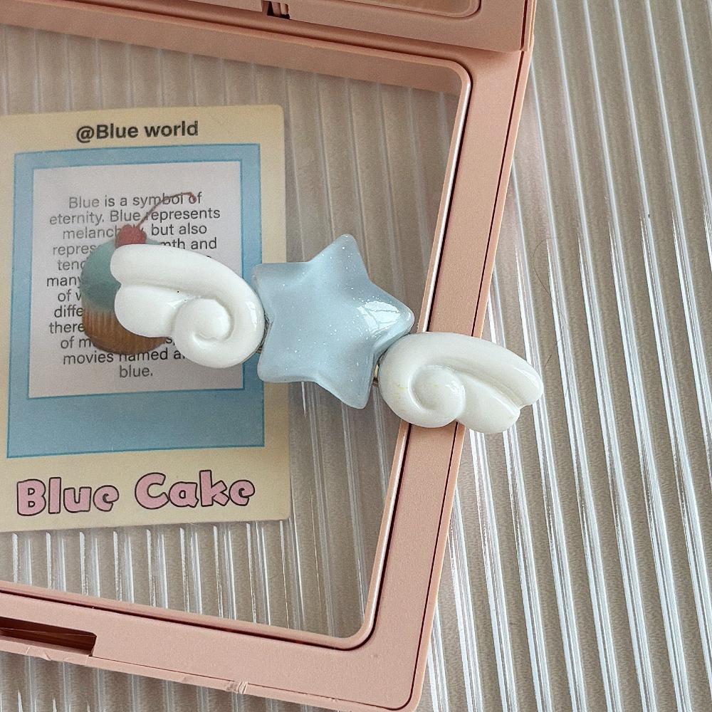 Mini Mini Side Hairpin Portable Bangs Hairpin Cute Duckbill Hair Clip  Hair Accessories синий