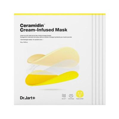 Ceramidin™ Cream-Infused Mask 5 Sheets (90g) –  Deep Hydration Repair, Cream-Rich Sheet Mask for Dry & Sensitive Skin