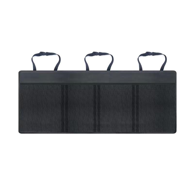 Waterproof Oxford Cloth Rear Seat Back Storage Bag with 4 Pockets Multiple Functional Auto Trunk Organizer for Car Interior