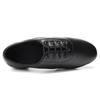 Latin Dance Shoes Black Leather Breathable Sweat-absorbent Non-slip Latin Mordern Dancing Shoes for Women