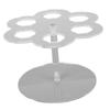 Organizer Fit for Cirkul Cartridge 6 Holes Acrylic Clear Round Flavor Bottle Holder Storage Rack for Kitchen Countertop