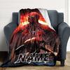 Custom Name Spider-Man Mask blanket for Couch & Bed, Plush Cozy Fuzzy Blanket Super Soft & Warm Blankets for Fall and Winter. 090818