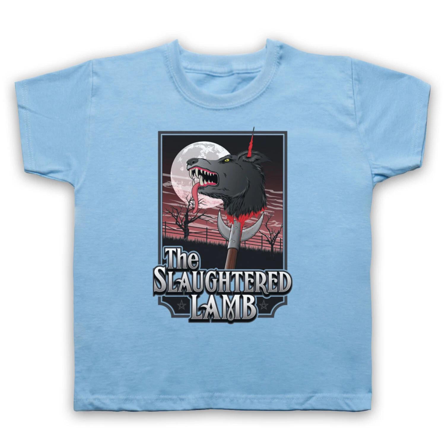 AMERICAN WEREWOLF IN LONDON THE SLAUGHTERED LAMB PUB KIDS CHILDS T-shirt 140