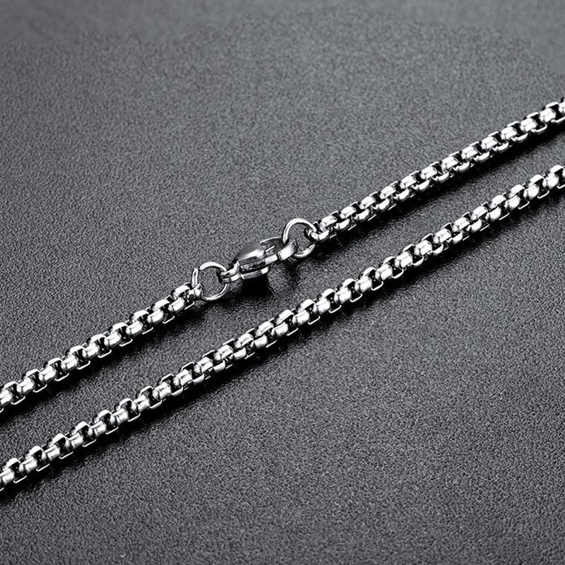 Andara 925 Silver Gold Plated 4mm Wide Square Chain Necklace Fashion Basic Choker Women Men Jewelry Gift