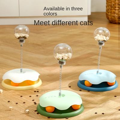 Pet Cat Puzzle Food Leaking Ball Toy Cat Dog Interactive Treat Leaking Toy Catnip Slow Cat Dog Feeder Fun Pet Products