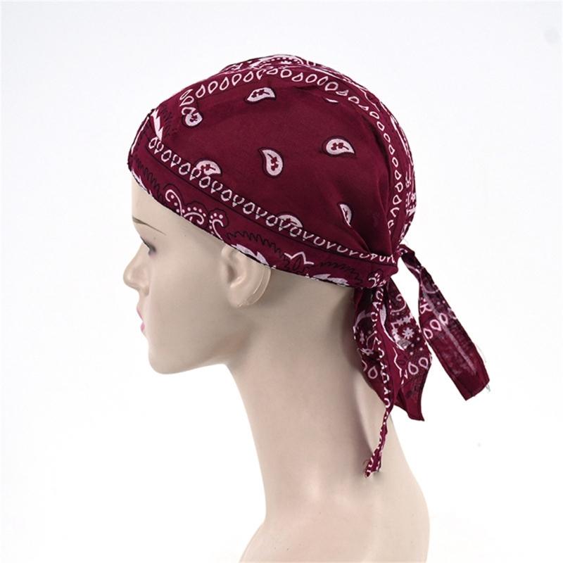 Multifunctional Headwear Pirate Style Bandana Cap for Sun Shielding Cycling Hiking Running Easy Wear as Hat or Scarf