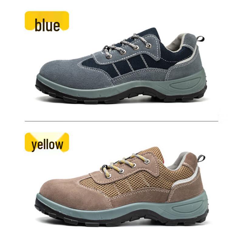 Men s Breathable Steel Toe Safety Work Shoes 40
