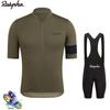 Men Women Cycling Jersey Set Short Sleeve Bib Kit Breathable Bike Apparel Mountain Road Bikes