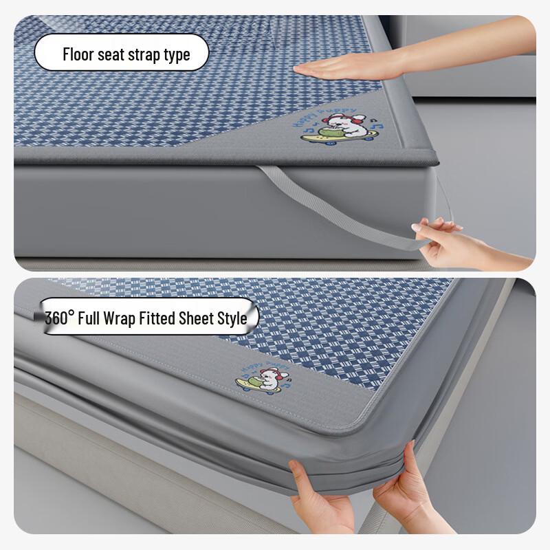 Handun Summer Ice Silk Foldable Washable Bed Mat