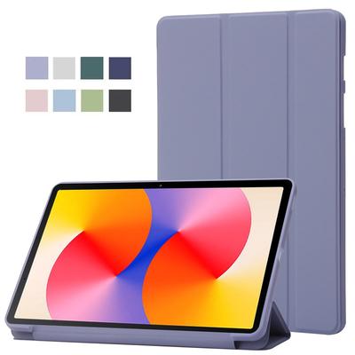 Trifold PU kůže měkký zadní stojan skládací tablet Funda pro Huawei MatePad SE 11 palců 2024 ochranný skládací kryt