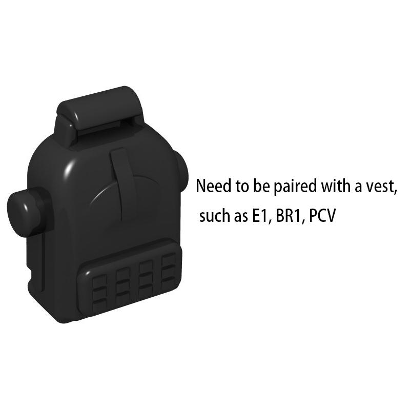 MOC 10PCS War Germany Military Equipment Tactical Soldier Vest Building Blocks Bricks Compatible Figuress Toys Children Gifts