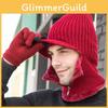Autumn Winter Unisex Beanie Hat With Windproof And Neck Warmth Features