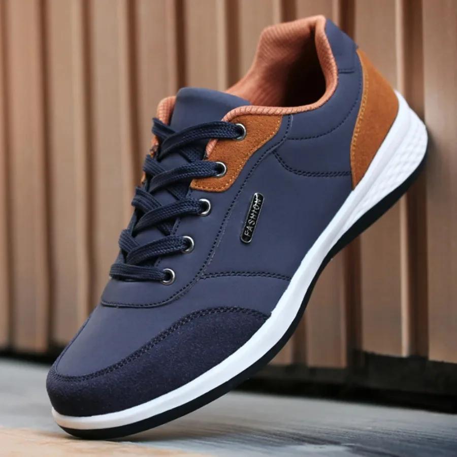 New Balan Men Leather Shoes Sneaker Trend Sport Shoes Breathable Men Sneakers Non-slip Footwear Holiday Shoes