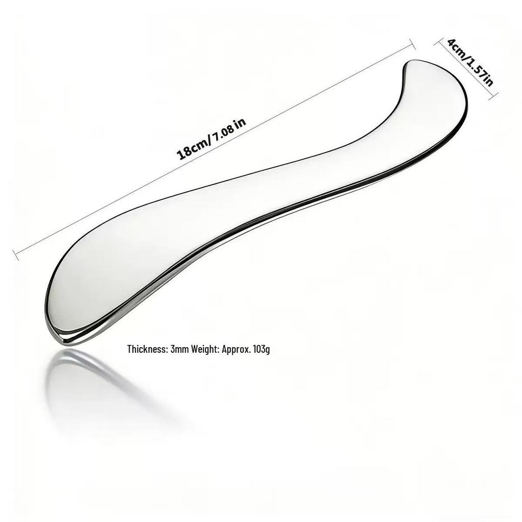 Stainless Steel Gua Sha Board for Full Body Muscle Relaxation and Circulation