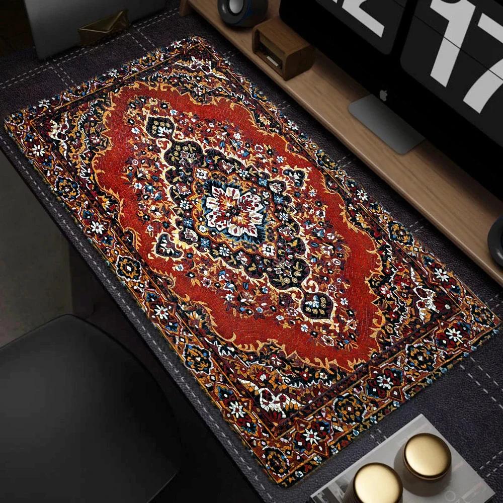Hot Sell Persian Hd Mousepad Large Big Office Carpet Cushion Gamer Desk Mat Computer Accessorie Table Speed Nonslip Rubber Rug