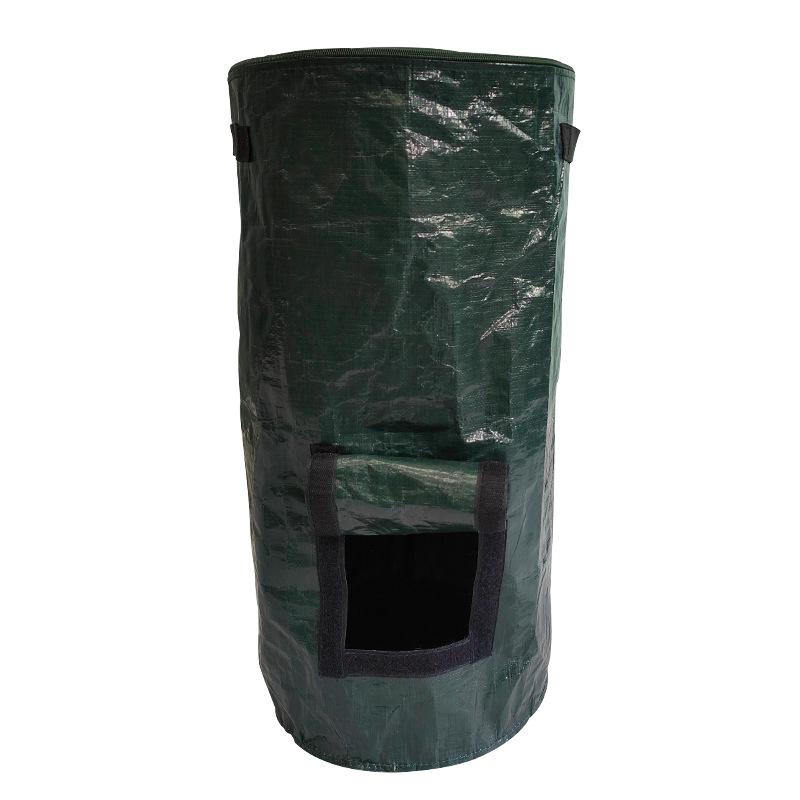 Thickened PE Composting Bag: Breathable, Waterproof, Sealed Garden Compost Bin