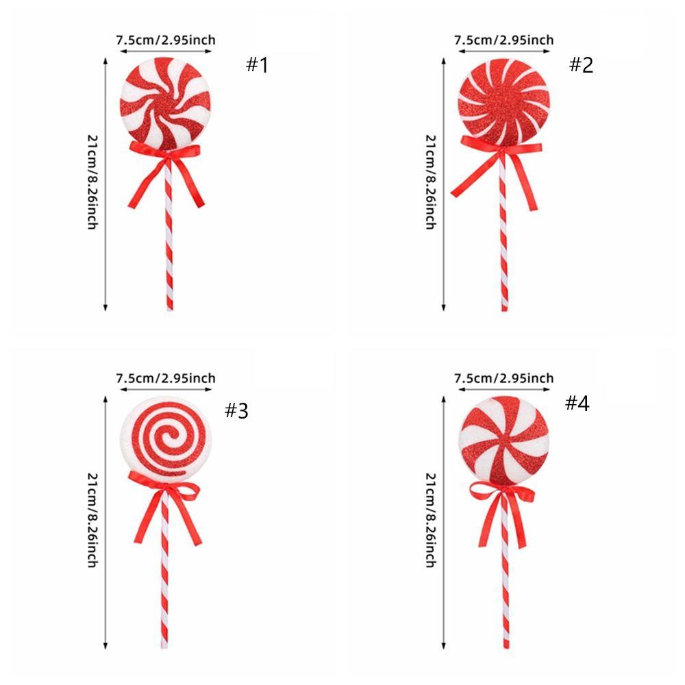 Large Christmas Lollipop Pendant Cartoon Xmas Candy Hanging Decor  Merry Christmas Decoration