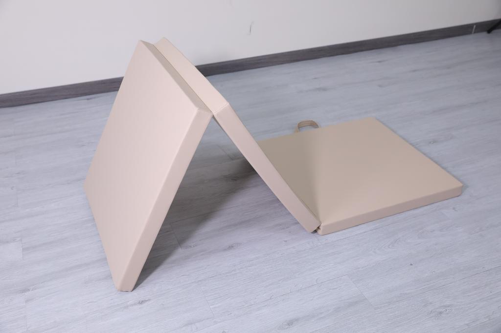 Gymnastic Mattress Satellite 180x60x5 Cm Three-piece - Brown