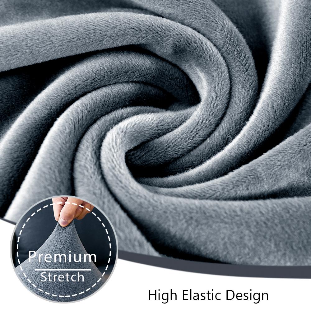 Miękki aksamitny pokrowiec na krzesło jednolite kolory Stretch narzuty na krzesła do jadalni przeciwpyłowe meble Protector na bankietowe biuro weselne