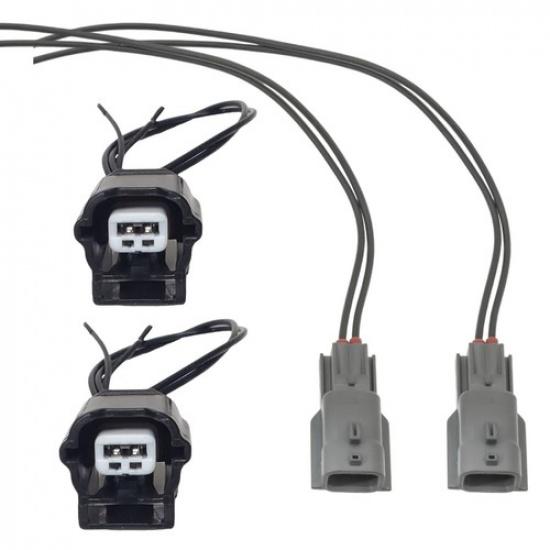4x ABS Wheel Speed Sensor Connector Front-Rear L/R For Nissan Rogue Built In