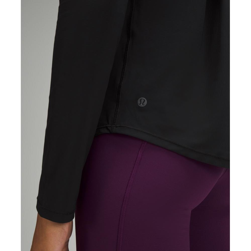 Lululemon Sculpt Long Sleeve Shirt  Pleated Black