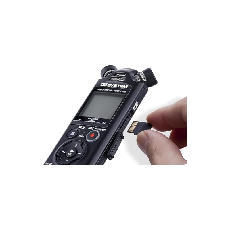 OM SYSTEM LS-P5 Musical Instrument Performance/Live Recording/Natural Environment Recording/High-Resolution PCM Recording/External Memory Support
