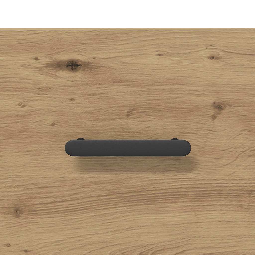 Nightstand Set of 2 Artisan Oak Finish 40 x 35 x 47.5 cm Engineered Wood