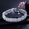 High-End Zircon Bracelet, Super Flash Jewelry, Crystal Jewelry.