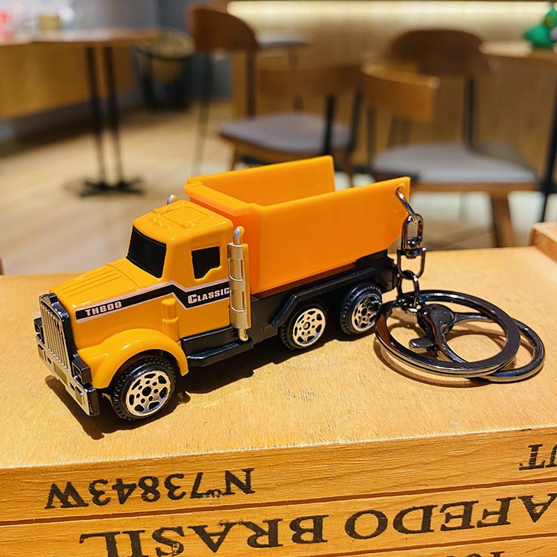 

Игрушечная машинка Инженерный рюкзак Брелок Подвеска Настольное украшение Подарок Праздник Dump Truck