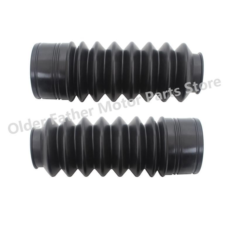 Motorcycle Accessory Rubber Front Fork Cover Gaiters Gators Boot Shock Protector Dust Guard For Triumph Climber T100 T120 T900