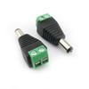 DC Connector Power Jack Plug Adapter CCTV Cameras 2.1mm x 5.5mm Female Male DC Power Plug Adapter Connector Male Plug Socket