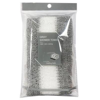 Healing Bath Cool Gray Shower Towel