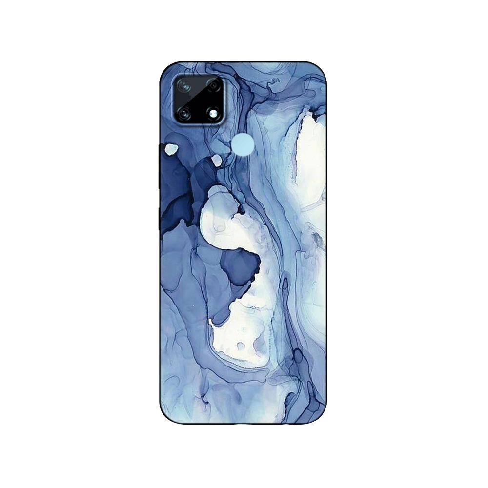 For Realme C12 C25 C25S 7i Global Case Back Phone Cover for Realme Narzo 20 30A Coque Silicon Soft Fundas Bumper Black Tpu Case