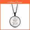 Always My Sister My Forever Friend Artificial Gemstone Pendant Necklace