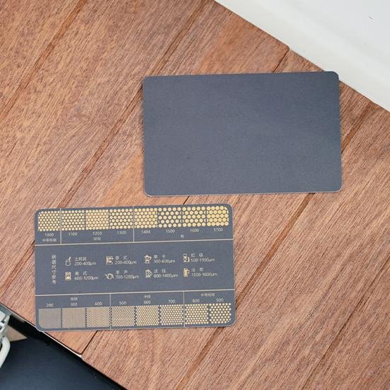 Coffee Grind Reference Card 16 Coffee Grind Size Precision Guide Chart Portable Outdoor Camping Coffee Ground Measuring Ruler Tools