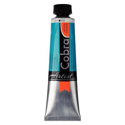 Pintura al óleo - Cobra - Azul Turquesa - Tubo 40ml - Mezclable con agua - Artistas