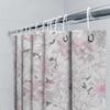 Whimsical Floral Bath Shower Curtain Pink Bloom Decor For Your Bathroom!
