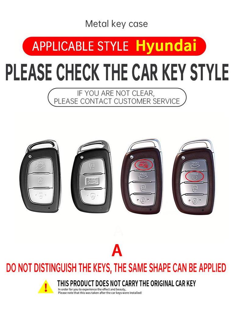 Key Fob Cover for Beijing Hyundai: Elantra, Langdong, Mingtu, Sonata, Rena, Ix35, Yue Na, Tucson