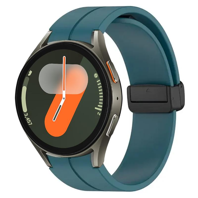 Silicone Band for Samsung Galaxy Watch 7 FE 40mm 44mm Strap Smartwatchh Magnetic Buckle Wrist Bracelet Galaxy Watch7 Watchband